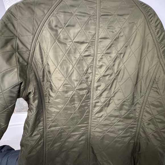 Barbour Jacket Olive size 12 - Picture 3 of 8